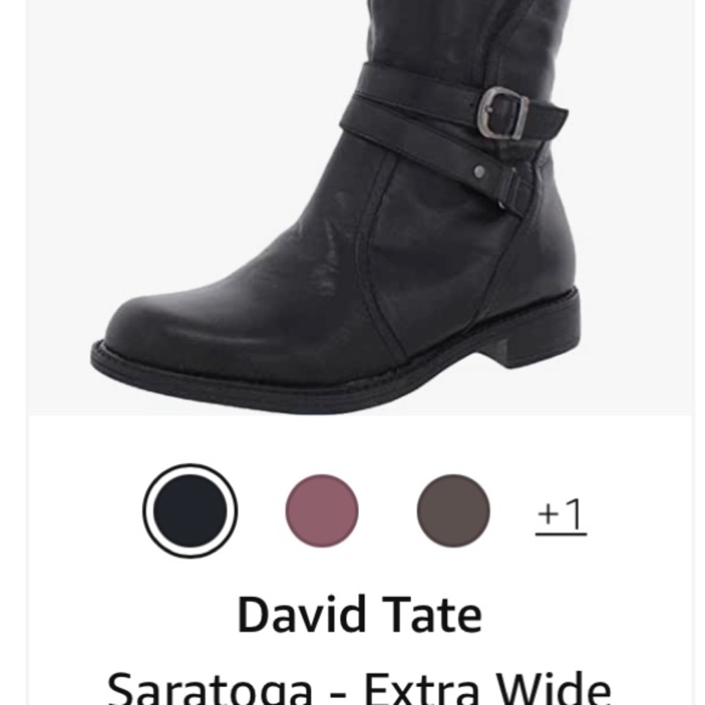 David Tate Saratoga women’s XW calf boots. Size 8W - Picture 6 of 7